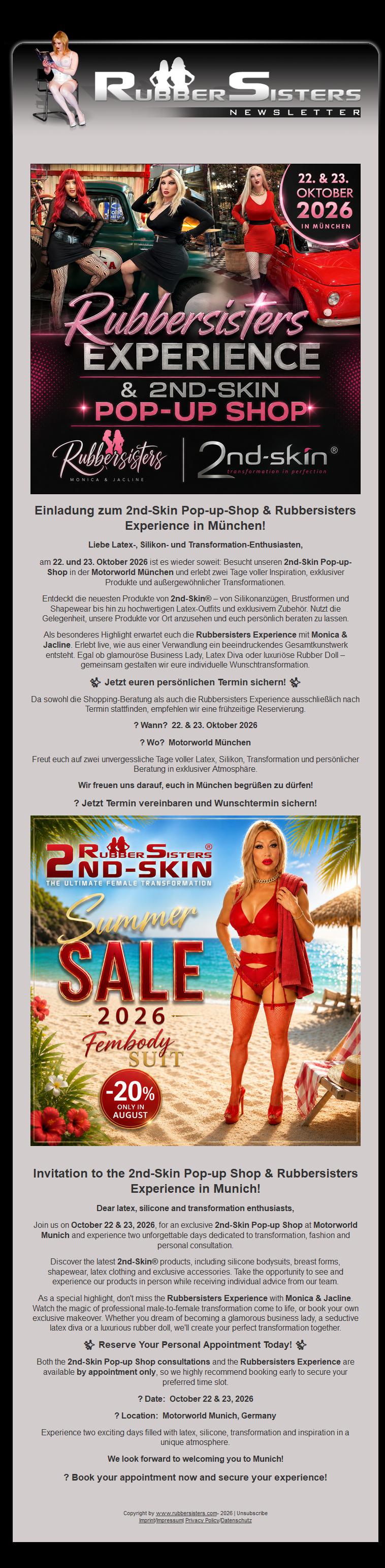 2nd-skin - News 08/2026 - Tropical summer experience